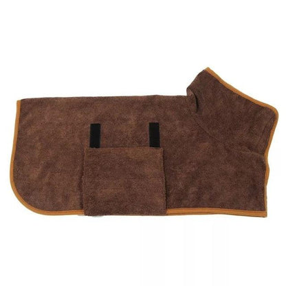 Super Absorbent Pet Bathrobe Towel - Pampered Pets