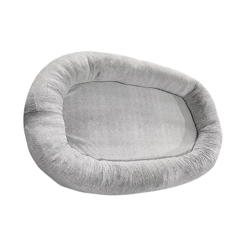 Large Human Short Plush Dog Bed - Pampered Pets