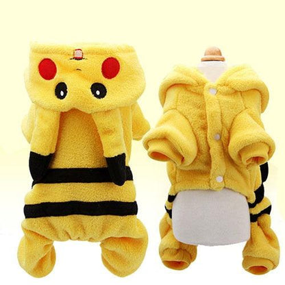 Cute Pikachu Pet Winter Jacket - Pampered Pets