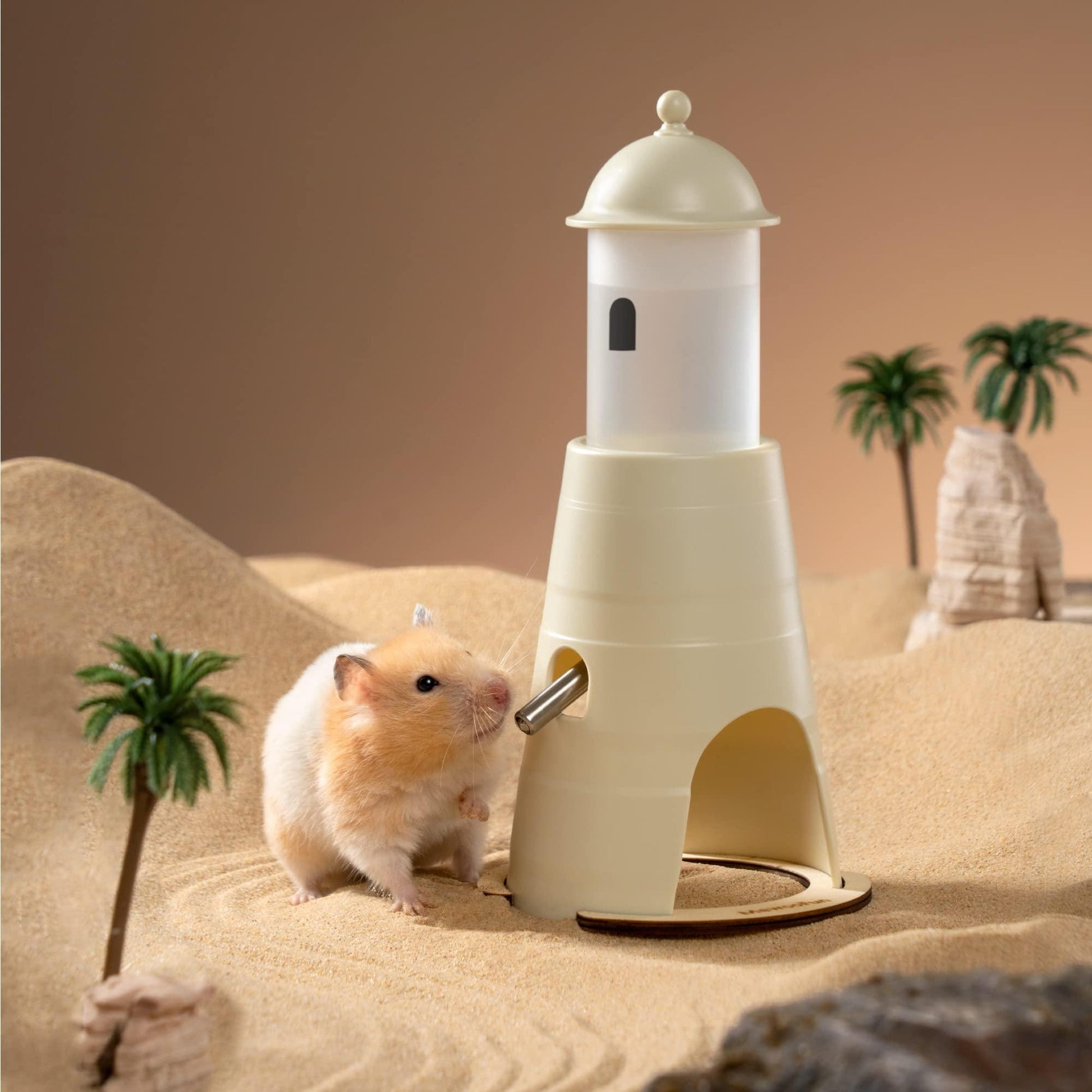 MEWOOFUN Hamster Water Bottle With Stand & Hideout Space 150ml Convenient And Comfortable Solution For Dwarf Hamsters Gerbil - Pampered Pets