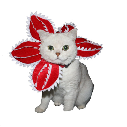 Cat Funny Cannibal Flower Headgear - Pampered Pets