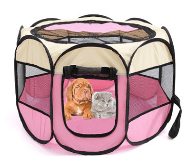 Fast folding octagonal pet fence, 600D Oxford cloth, waterproof and catching cat, dog cage, pet cage - Pampered Pets