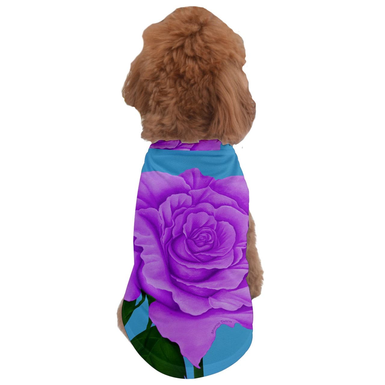 PurpleRoseSign Dog T-Shirt - Pampered Pets