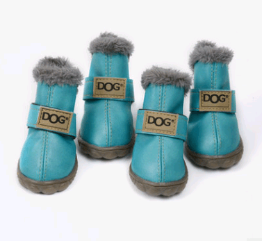 Dog Thick Snow Boots Keep Warm Teddy Autumn And Winter VIP Shoes - Pampered Pets