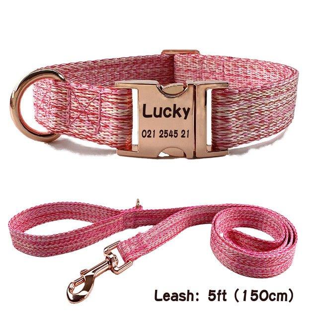 Personalized Nylon Dog Collar - Pampered Pets