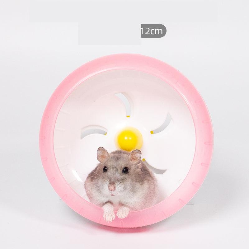 Hamster running wheel hamster cage large runner golden silk bear sports ball - Pampered Pets