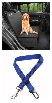 Dog Car Seat Cover View Mesh Pet Carrier Hammock Safety Protector Car Rear Back Seat Mat With Zipper And Pocket For Travel - Pampered Pets