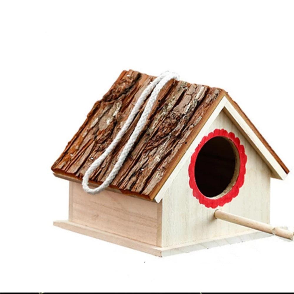 Bird House Bird Nest Outdoor Tree Parrot Breeding Box - Pampered Pets