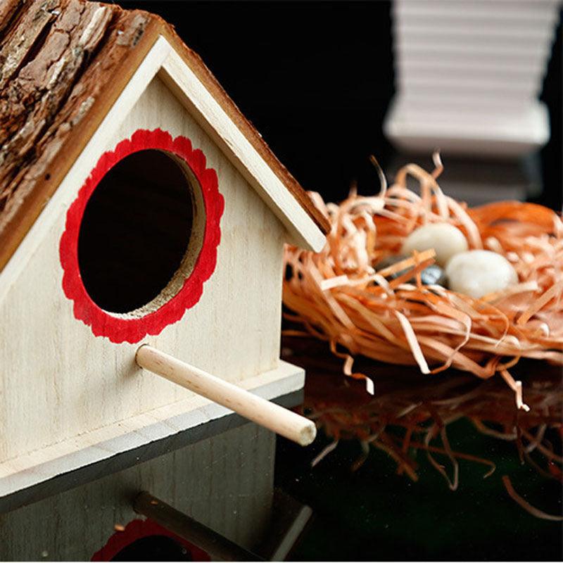 Bird House Bird Nest Outdoor Tree Parrot Breeding Box - Pampered Pets