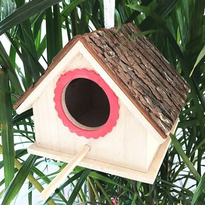 Bird House Bird Nest Outdoor Tree Parrot Breeding Box - Pampered Pets