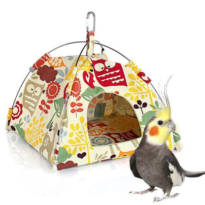 New Hanging Canvas Parrot Tent Bird Cage Pet Universal Bird Tent Hammock Small Pet Nest - Pampered Pets