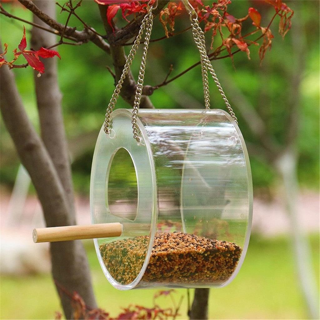 Acrylic Bird Food Box - Pampered Pets