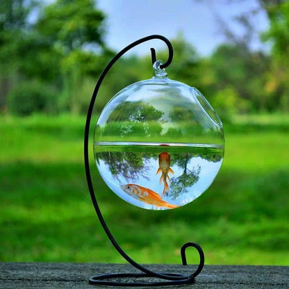 Hanging Glass Vase Fish Tank - Pampered Pets