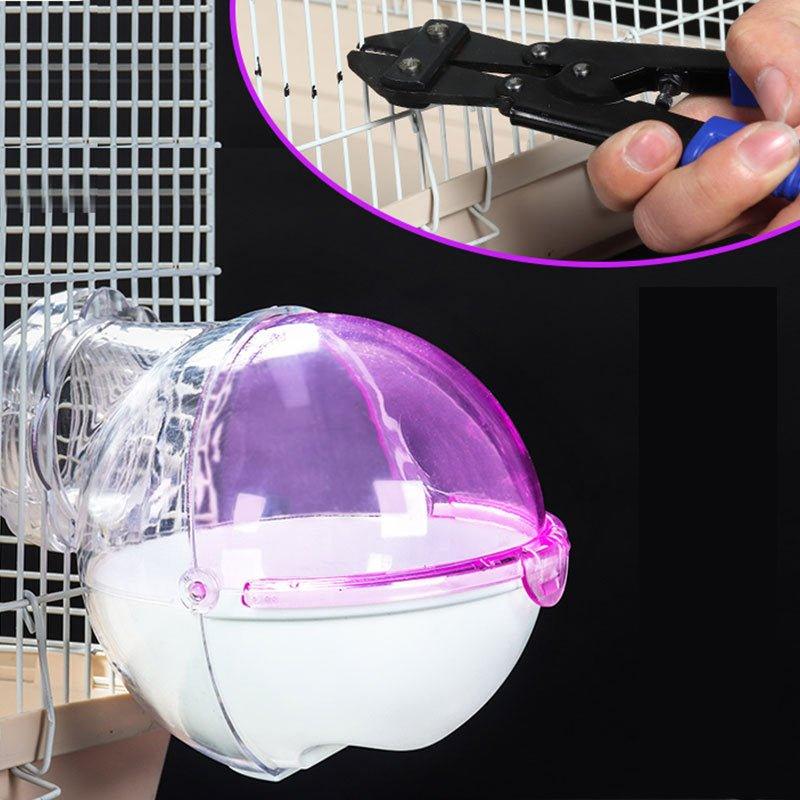 Hamster cage external bathroom - Pampered Pets