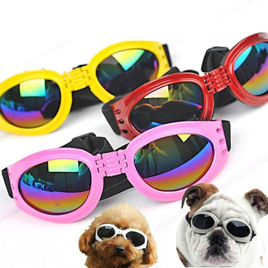 Dog Sunglasses Foldable Medium Size Waterproof Goggles UV Protection Glasses For Pets | Pampered Pets