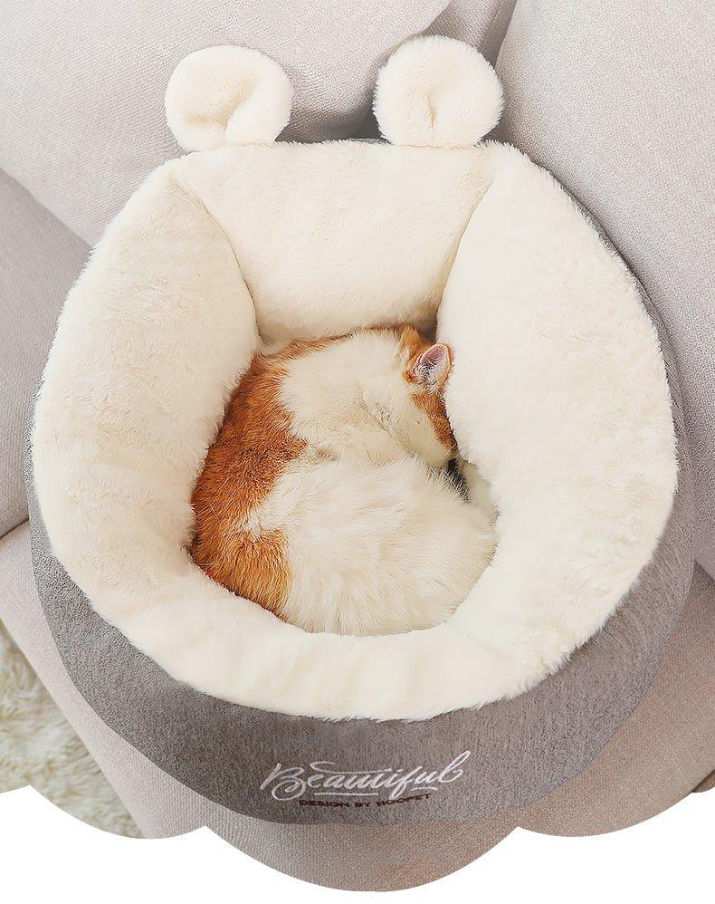 Pet Dog Bed Warming Soft Sleeping Bag Cushion Puppy Kennel - Pampered Pets