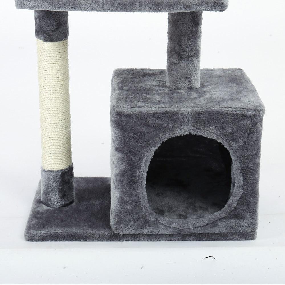 Pet Cat Toy Condo Cat Climbing Tower Multi-layer - Pampered Pets