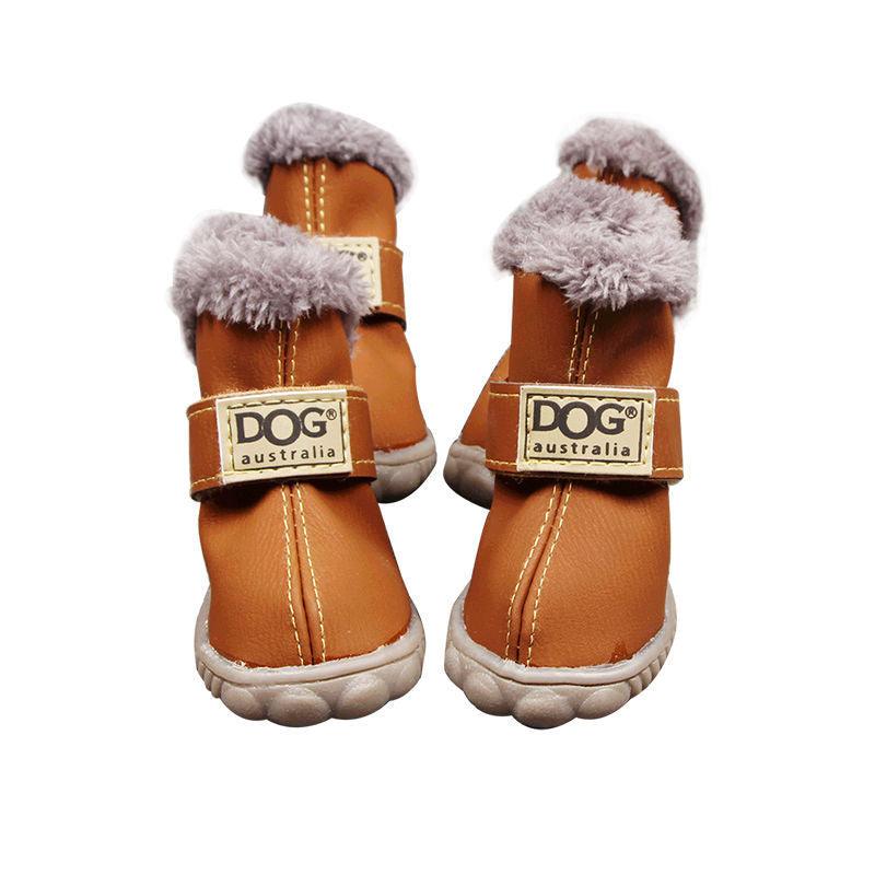 Dog Thick Snow Boots Keep Warm Teddy Autumn And Winter VIP Shoes - Pampered Pets