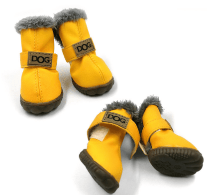 Dog Thick Snow Boots Keep Warm Teddy Autumn And Winter VIP Shoes - Pampered Pets