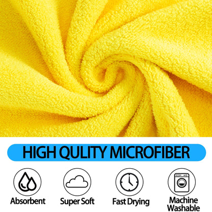 Dog Towels For Drying Dogs Drying Towel Dog Bath Towel, Quick-drying Pet Dog And Cat Towels Soft Fiber Towels Robe Super Absorbent Quick Drying Soft Microfiber Pet Towel For Dogs, Cats Yellow - Pampered Pets