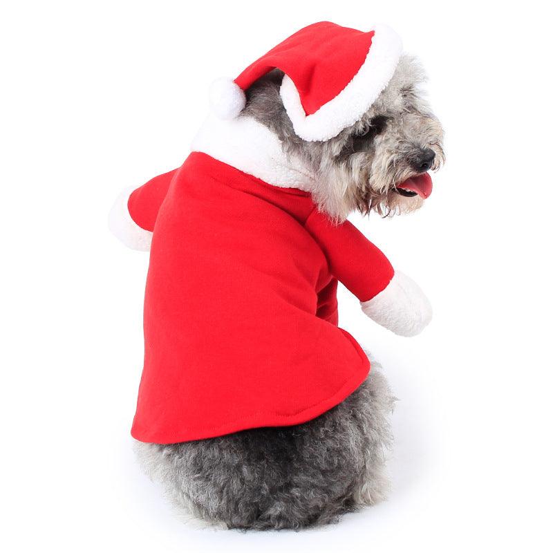 Pet Christmas Decoration Costume Pet Standing Costume - Pampered Pets