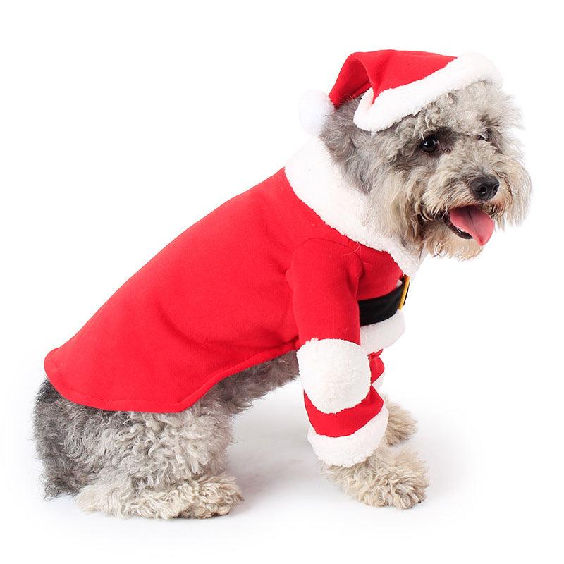 Pet Christmas Decoration Costume Pet Standing Costume - Pampered Pets