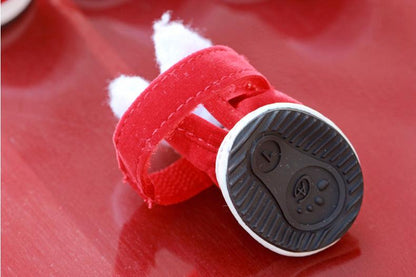 Pet christmas shoes - Pampered Pets