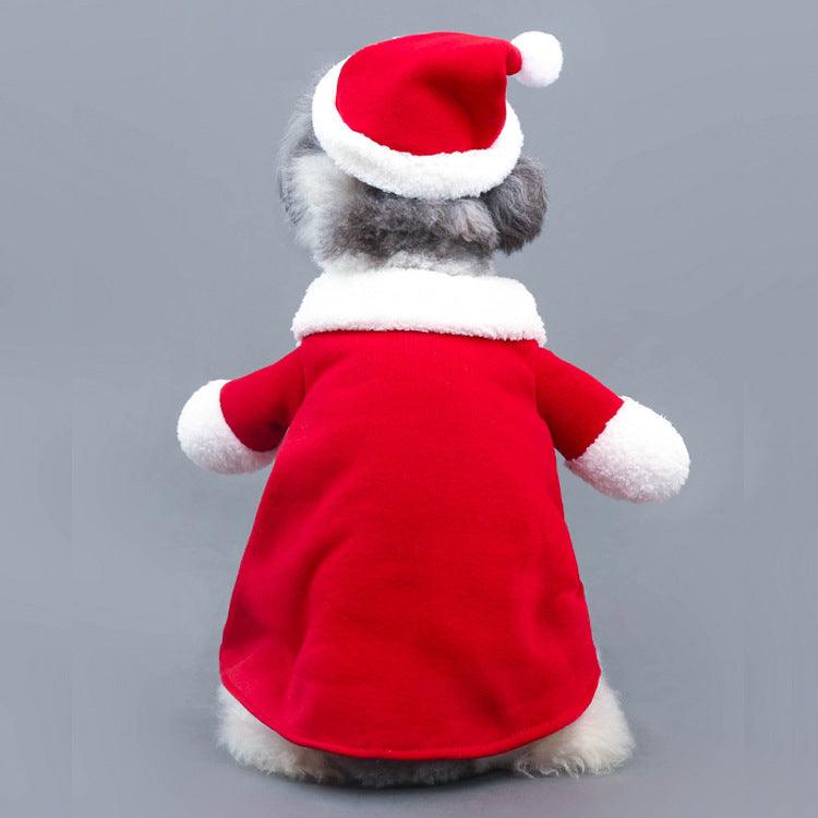 Pet Christmas Decoration Costume Pet Standing Costume - Pampered Pets