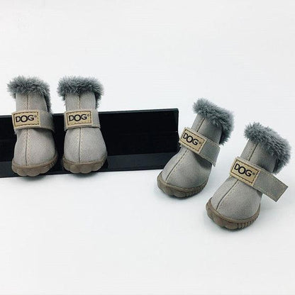 Dog Thick Snow Boots Keep Warm Teddy Autumn And Winter VIP Shoes - Pampered Pets