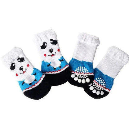 4Pcs Set Knitted Pet Socks - Pampered Pets