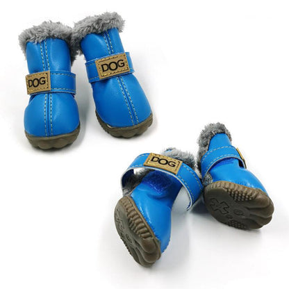 Dog Thick Snow Boots Keep Warm Teddy Autumn And Winter VIP Shoes - Pampered Pets