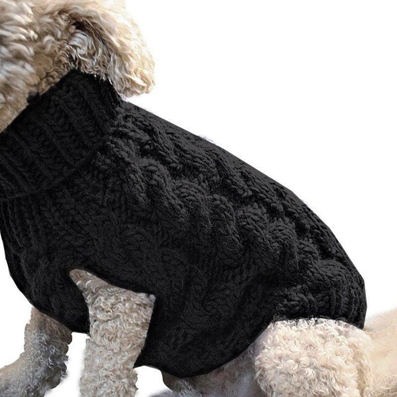 Soft Winter Cable Knit Sweater - Pampered Pets