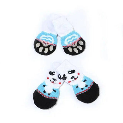 4Pcs Set Knitted Pet Socks - Pampered Pets