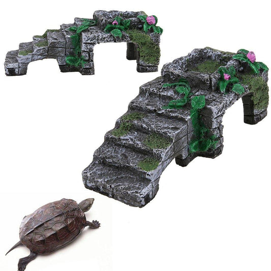 Reptile tortoise terrace climbing ladder - Pampered Pets