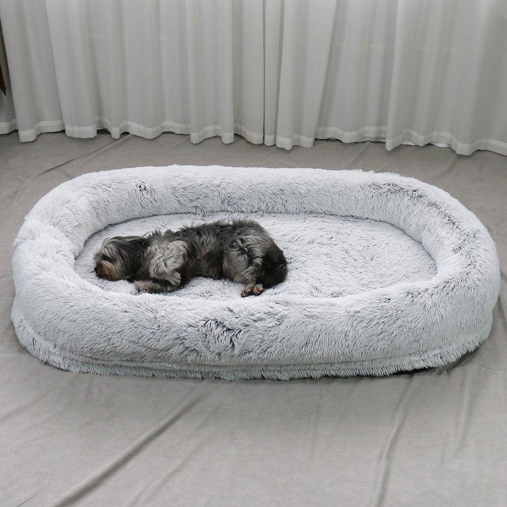 Plush Round Winter Warm Sponge Dog Pad Pet Supplies - Pampered Pets