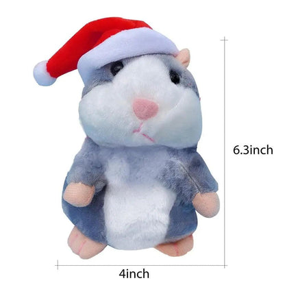 Talking Hamster Electronic Plush Mouse Pet Speak Sound Record Toy - Pampered Pets