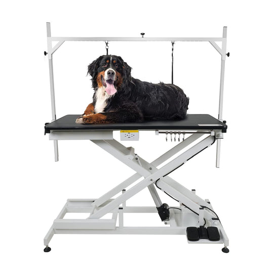 shernbao Pet Dog Grooming Table Electric & Heavy Duty 50in - Pampered Pets