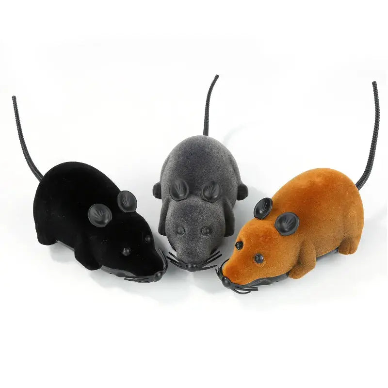 Plush Mouse Mechanical Motion Rat Wireless Remote Electronic Rat Kitten Novelty Funny Pet Supplies Pets Gift Cat Toys Cat Puppyt - Image #2