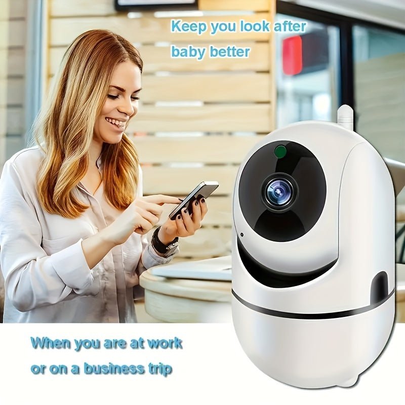 1pc WiFi Pet Camera With 2-Way Audio - Home Security Surveillance, 355° Pan, 110° Tilt - USB Powered, Cloud Storage Available - Pampered Pets