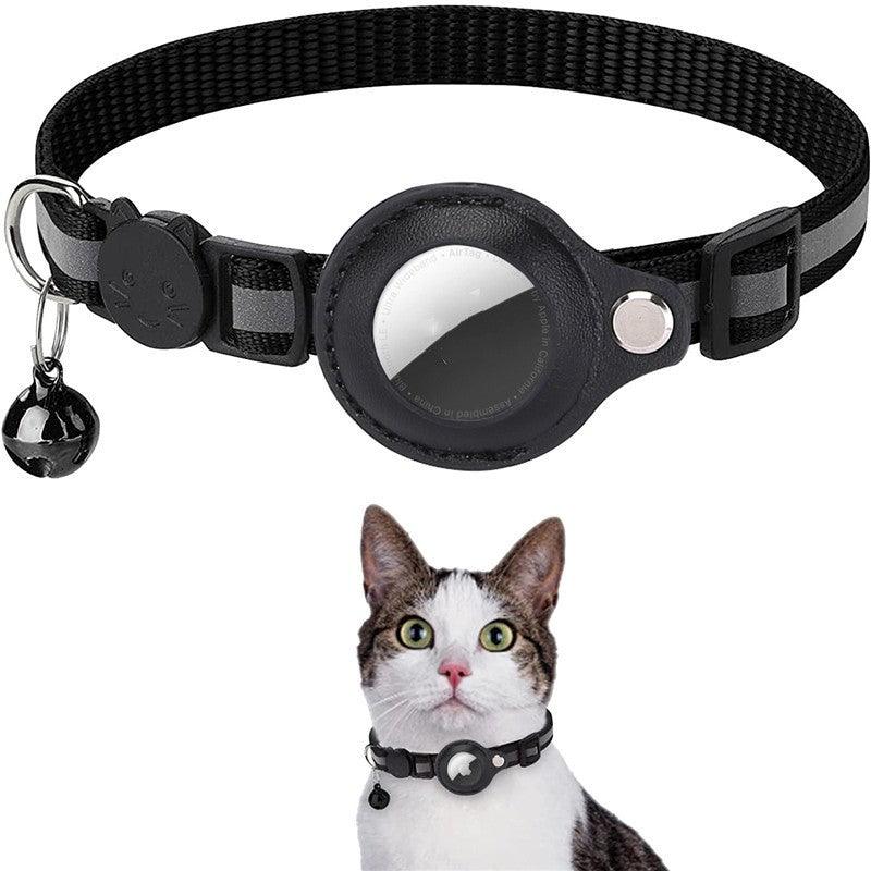 Pet Collar With Bell Airtag Reflective Collar - Pampered Pets