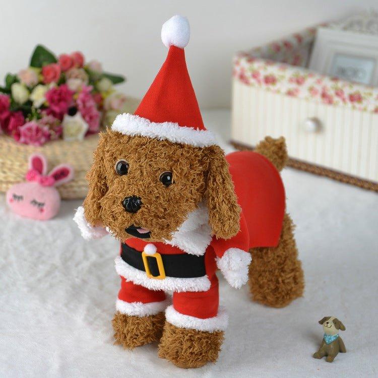 Pet Christmas Decoration Costume Pet Standing Costume - Pampered Pets