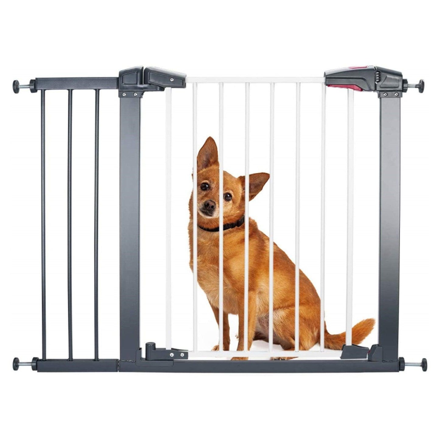 Sturdy Safe Gate With 4 Pressured Adjustment Bolts Dog Indoor Gate,Stair Gate For Pets, 29in To 34in Wide 32in Height - Pampered Pets