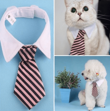 Pet bow tie tie child baby tie cartoon print small tie spot wholesale dog tie - Pampered Pets