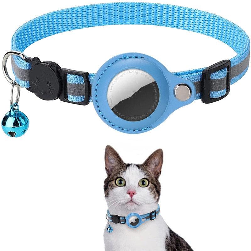 Pet Collar With Bell Airtag Reflective Collar - Pampered Pets