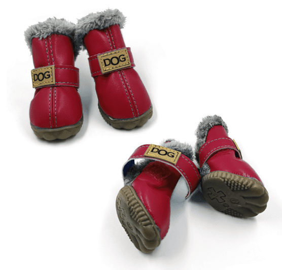 Dog Thick Snow Boots Keep Warm Teddy Autumn And Winter VIP Shoes - Pampered Pets