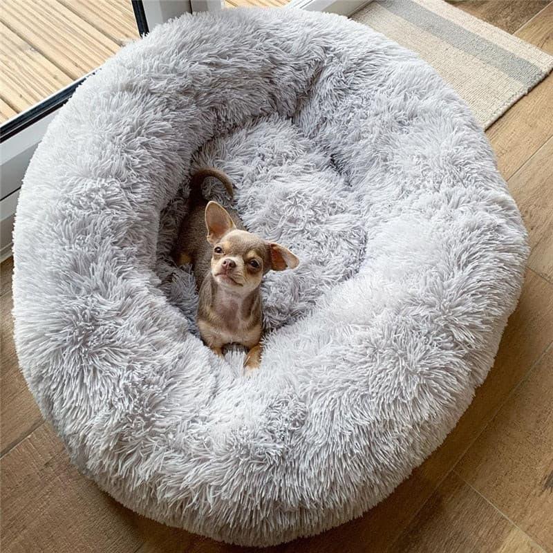 Dog Bed Super Soft Washable Long Plush Pet Kennel Deep Sleep Dog House Velvet Mats Sofa For Dog Basket Pet Cat Bed - Pampered Pets