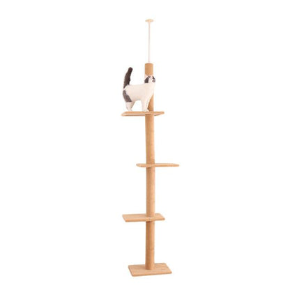 Pet Cat Toy Condo Cat Climbing Tower Multi-layer - Pampered Pets