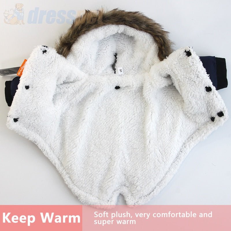 Winter Pet Dog Clothes Warm For Small Dogs Pets Puppy Costume French Bulldog Outfit Coat Waterproof Jacket Chihuahua Clothing - Pampered Pets