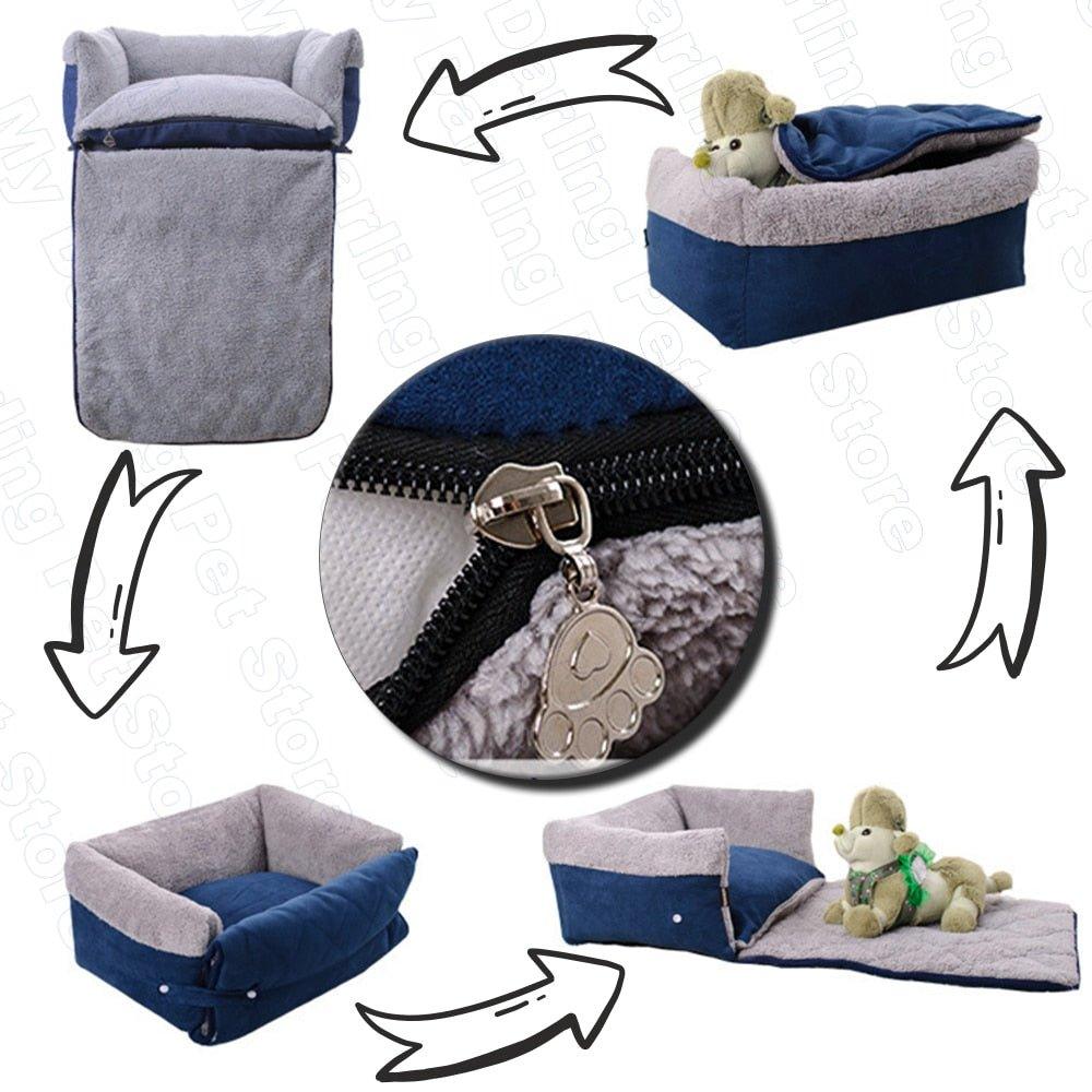 Pet Dog Bed for Dogs House for Cat Basket Panier Dog Beds Cushion Mat Blanket Pets Lounger for Dogs Pet Products for Dogs - Pampered Pets