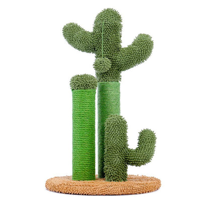 Dropshipping Adequate Cactus Cat Scratching Post with Sisal Rope Cat Scratcher Cactus for Young and Adult Cats climbing frame - Pampered Pets